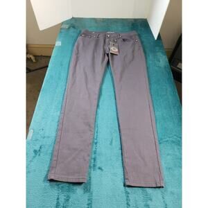 Gtton Jeans 13 Womens Gray Stretch Pants Ladies Denim Straight NWT